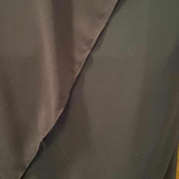 Shavonne Dorsey Tiered Sleeveless Maxi Dress With Chiffon Overlay Aqua Navy S - Picture 8 of 13